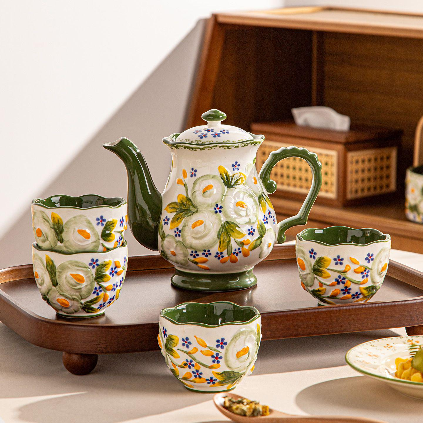 Tea sets Tea Set - Relief - INFINITE TOMATO