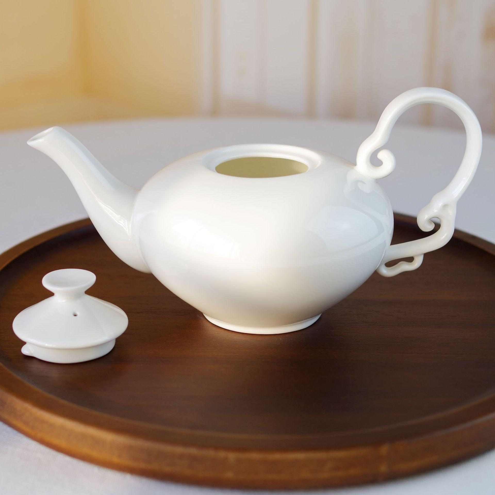 Pot Tea Set - Bone China - INFINITE TOMATO
