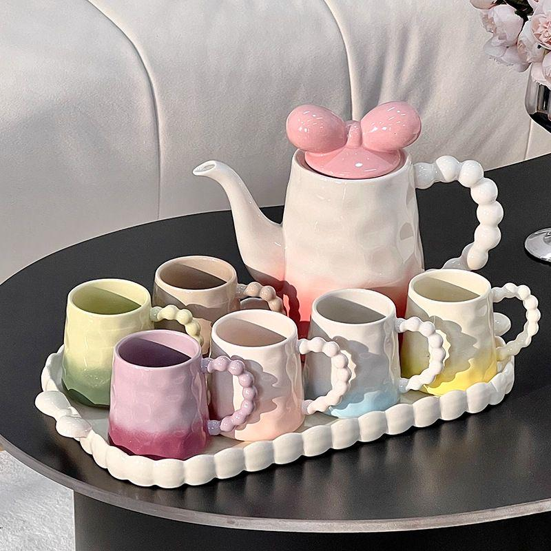 Tea sets Tea Set - Hammered texture - INFINITE TOMATO