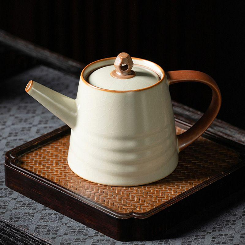 Pot Tea Set - Crackled - INFINITE TOMATO